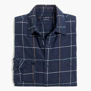 Windowpane slim flannel shirt

Item AC554